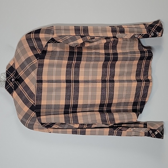 Rag & Bone Cruz Shirt Classic Fit Pink Plaid Flannel - Picture 4 of 10